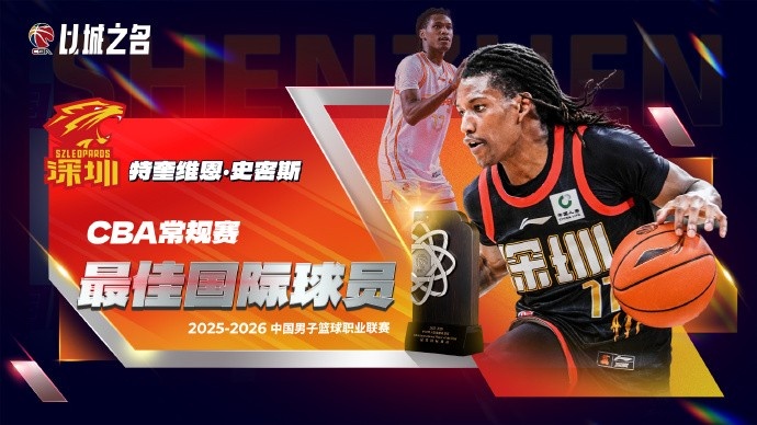 kaiyun-CBA最佳国际球员得票：史密斯915分断层当选 力压青岛双外援